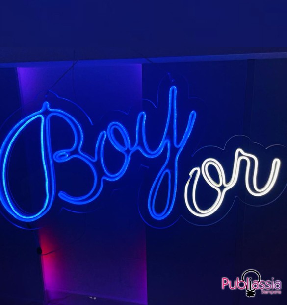 Boy or Girl ?  - Scritta in Neon Led personalizzato