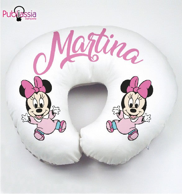 Minnie - cuscino allattamento personalizzato con nome