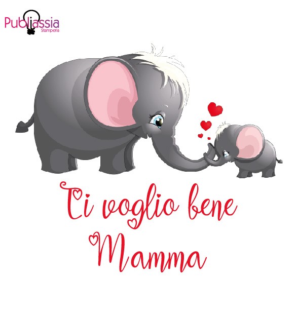 Ti voglio bene mamma - Kit Asciugamani Personalizzati