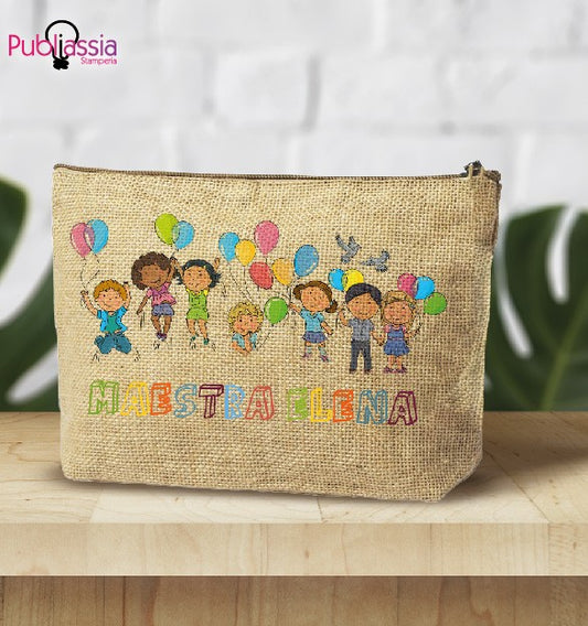 Maestra speciale - Pochette personalizzata - idea regalo maestra