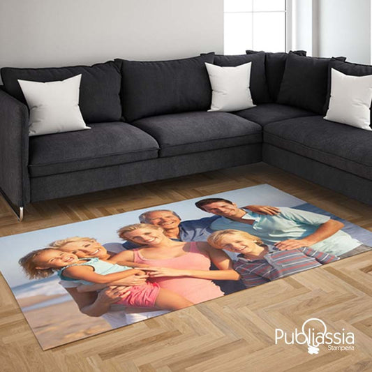 Colorfamily Cuscino Personalizzato con Foto a Cuore - Regalo per
