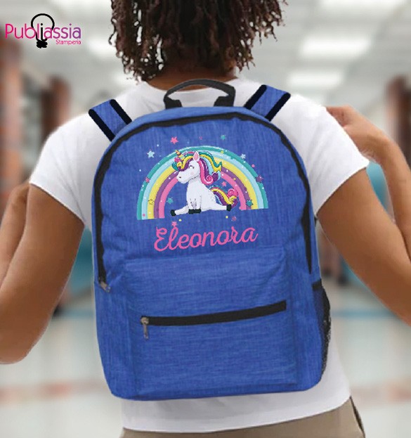 Unicorn - Zaino Scuola Bambini - Personalizzato