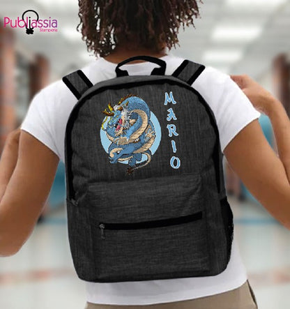 Dragon - Zaino Scuola Bambini - Personalizzato