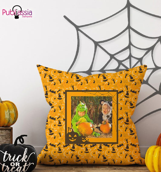 Bat - Cuscino Halloween personalizzato con foto