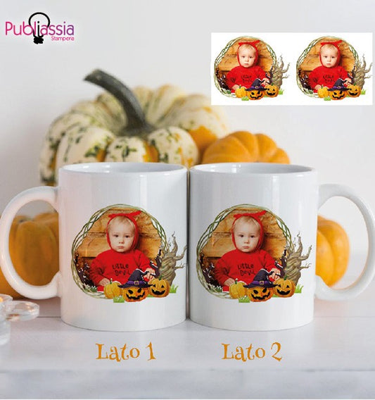 Pumpkin Halloween - Tazza mug personalizzata con foto