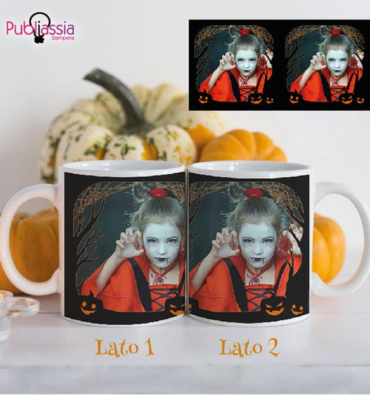 Dark Halloween - Tazza mug personalizzata con foto
