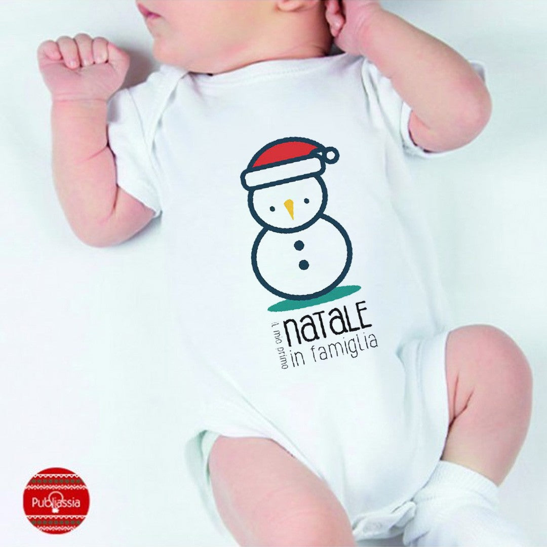 Il mio primo Natale - Tutina neonato - body personalizzato