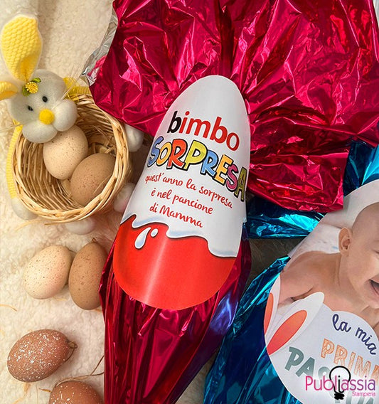 Baby surprise - Uova di Pasqua personalizzato