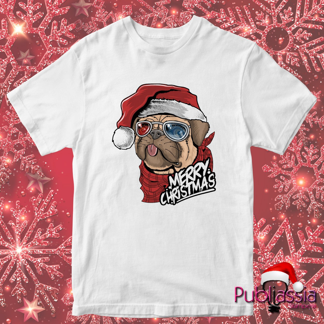 Funny Santa Claus T-shirt Natale 4