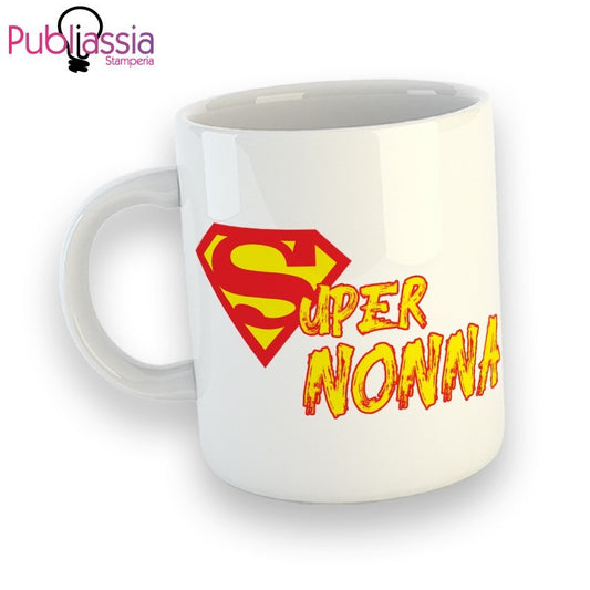 Super Nonna - Tazza Mug Personalizzata Festa Dei Nonni