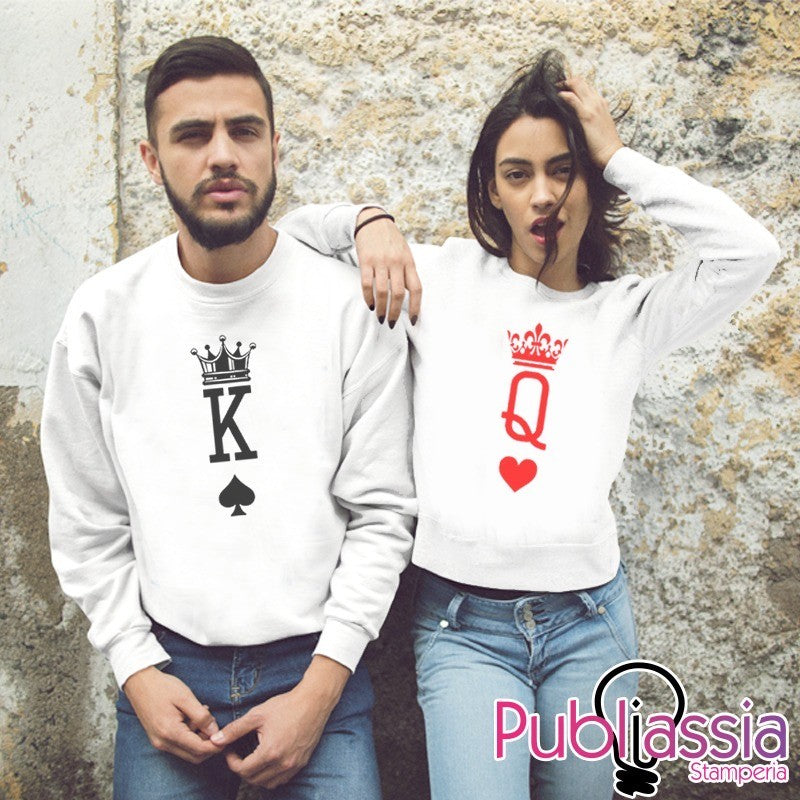 King & Queen - Coppia Felpe Personalizzate