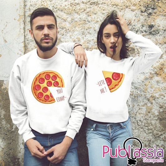 Pizza Lover - Coppia Felpe Personalizzate - You Complete Me