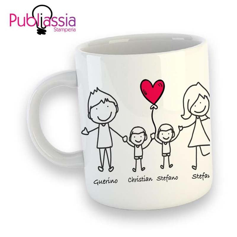Family - Tazza Mug Personalizzata