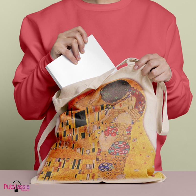Il Bacio di Klimt - Shopper In Cotone