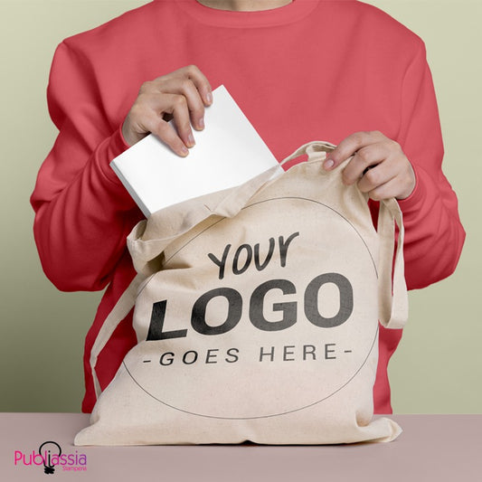 Shopper In Cotone Personalizzata Con Logo