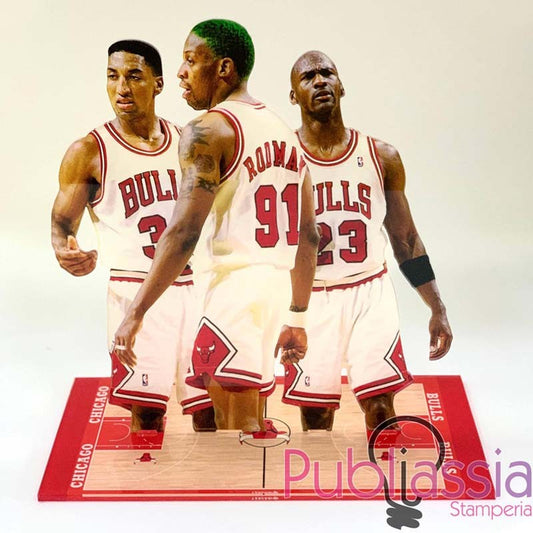 Chicago Bulls - statuina in plexiglass action figure