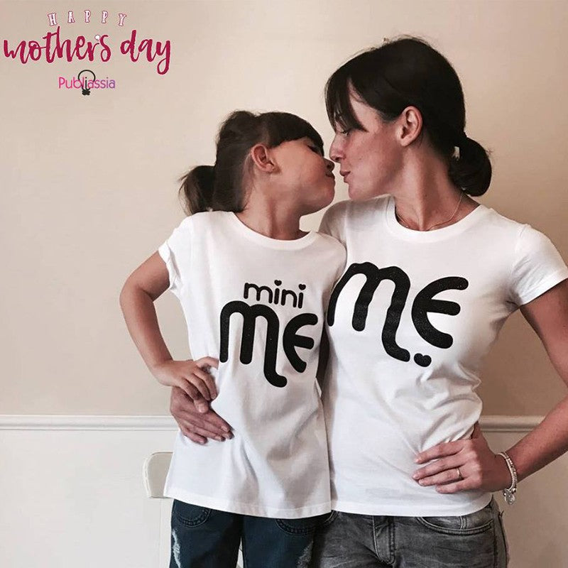 Me e Mini Me - Coppia T-Shirt Mamma e Figli