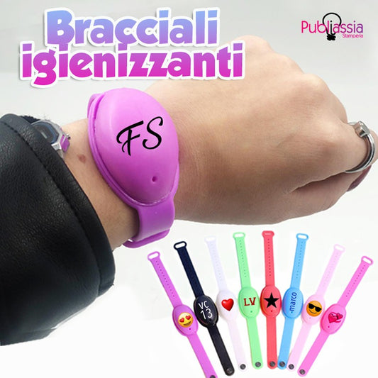 Bracciali Igienizzanti personalizzati