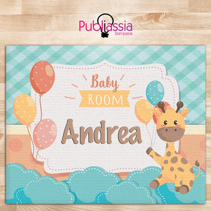 Baby Room -Tappeto personalizzato - zerbino per interni