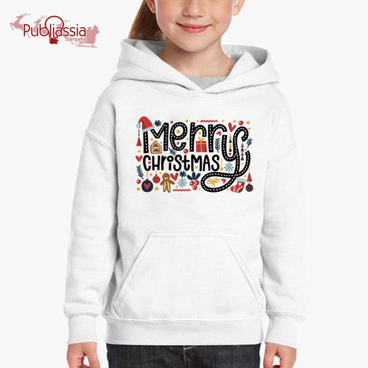Merry Christmas - Felpa Bambino