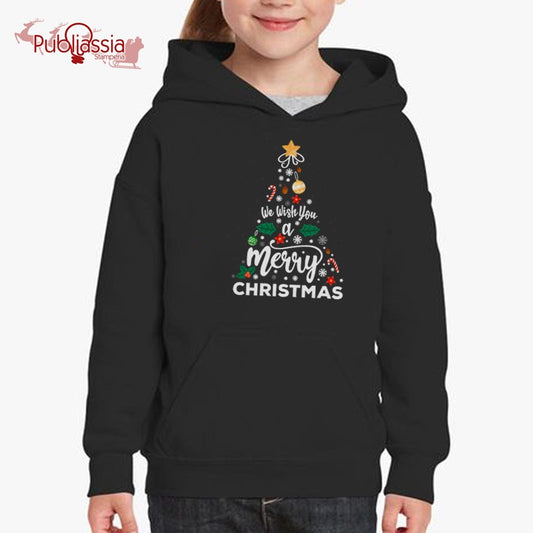 Merry Christmas - Felpa Natale Bambino