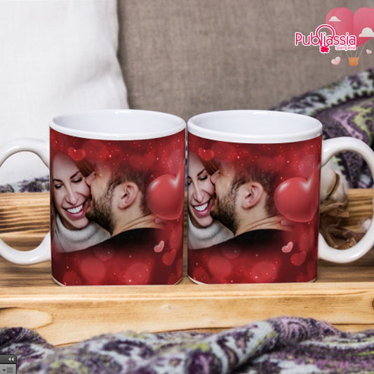 Coppia tazze Mug personalizzata con foto
