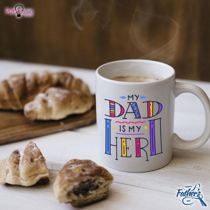 My Dad is my hero - Tazza Mug