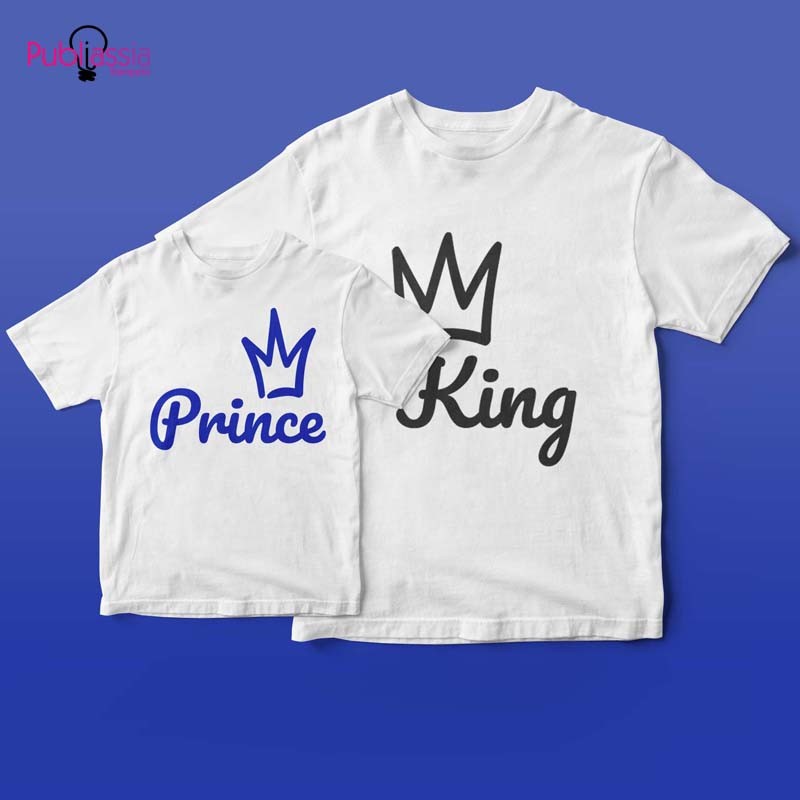 King & Prince - Festa del papà - Coppia t-shirt
