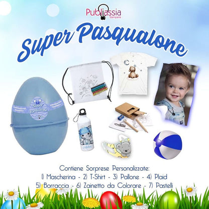 Super Pasqualone - Uovo con sorprese personalizzate
