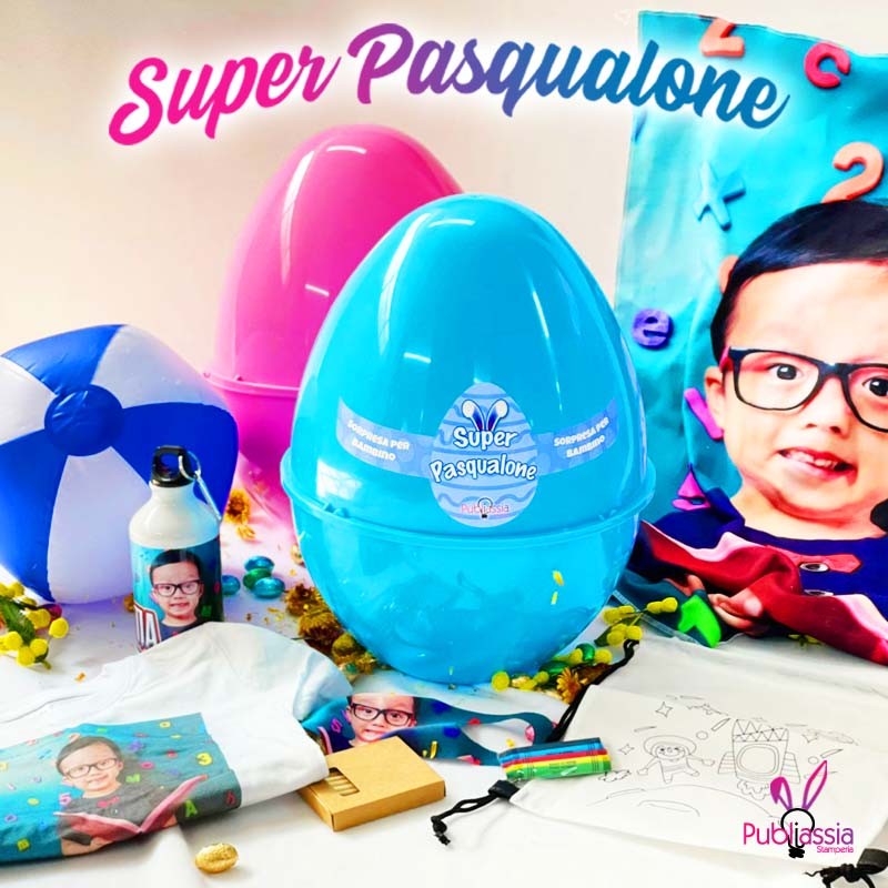 Super Pasqualone - Uovo con sorprese personalizzate