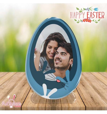 Easter Egg - Uovo di Pasqua in plexiglass personalizzato con foto