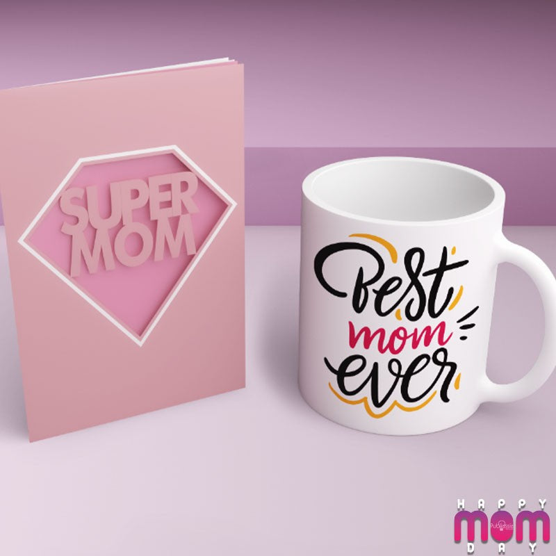 Best mom ever - Tazza Mug Festa della Mamma