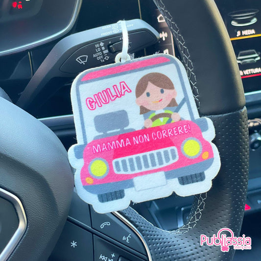 Profumatore Deodorante Auto - Festa della Mamma - Mamma's Car - personalizzato