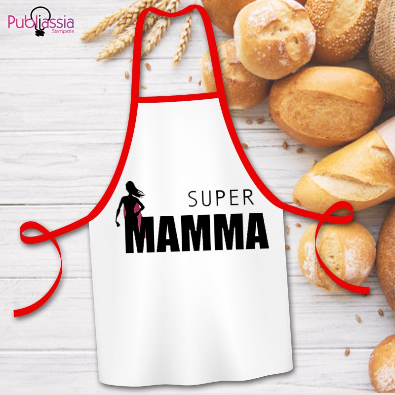 Super Mamma - Grembiule Personalizzato