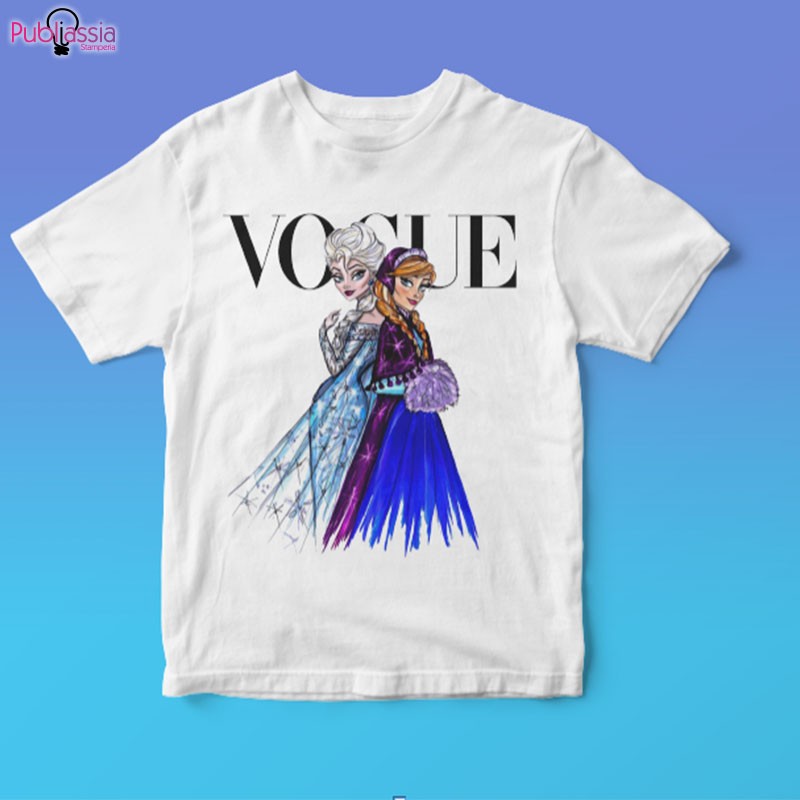 Frozen Vogue - Unisex t-shirt bianca