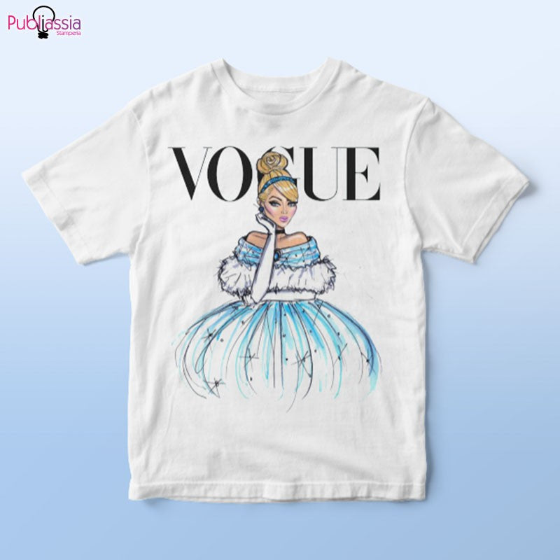 Cenerentola Vogue - Unisex t-shirt bianca