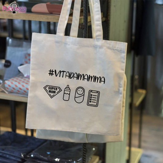 Vita da Mamma - Shopper In Cotone