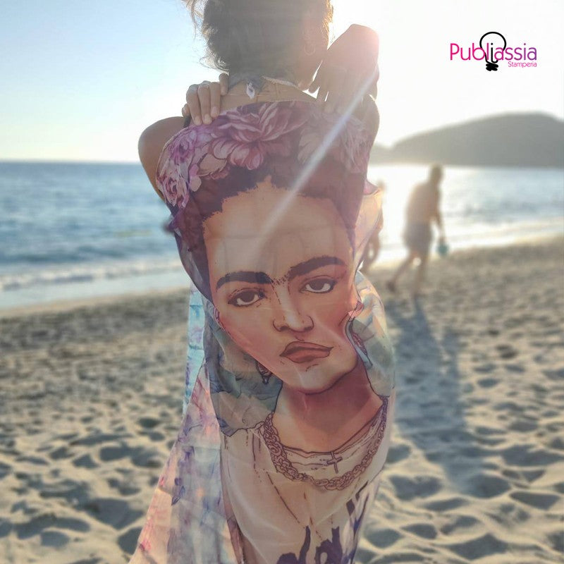Frida Kahlo - Pareo Mare Personalizzato
