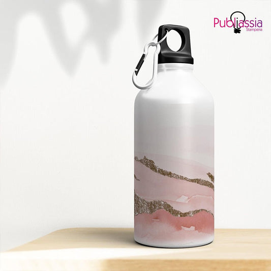Pink watercolor - Borraccia Ecosostenibile