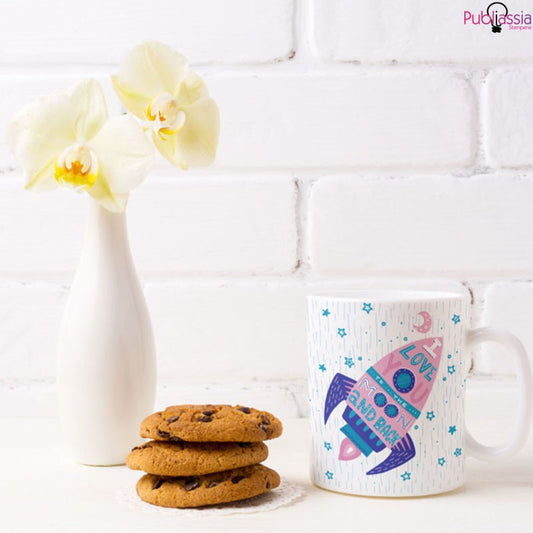 I love you to the moon and back - Tazza mug