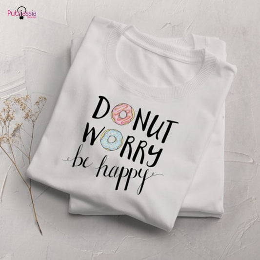 Donut worry be happy - T-shirt