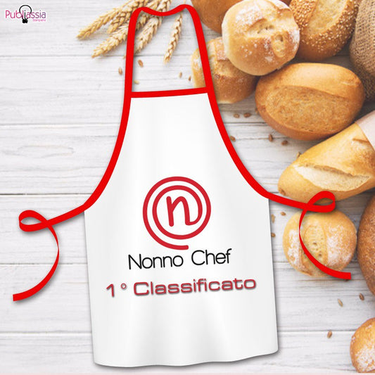 Nonno Chef - Grembiule Personalizzato