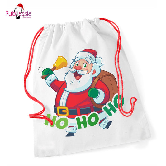 Santa Claus is coming - Sacchetto Regalo Personalizzato