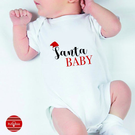 Santa Baby - Tutina neonato - body personalizzato