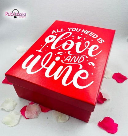 Forever Love - Bottiglia di Vino Personalizzata con Foto e frase – Idea Regalo San Valentino