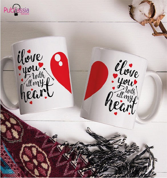 My Heart - Coppia tazze Mug