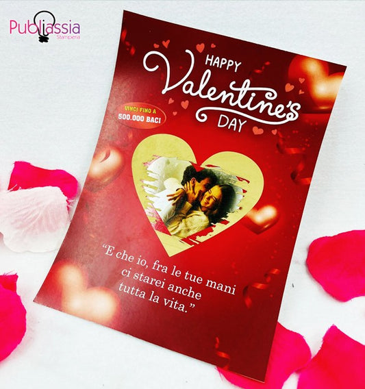 Happy Valentine's Day - Gratta e Vinci personalizzato - Idea regalo San Valentino
