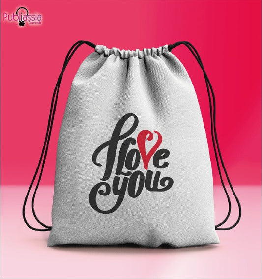 I Love You - Sacchetto - Idea Regalo San Valentino