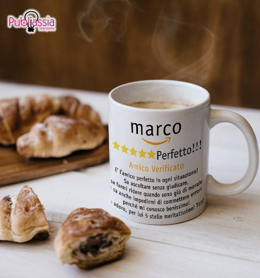 Amico Verificato - recensione amazon - Tazza mug