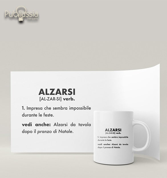 Alzarsi - Tazza mug